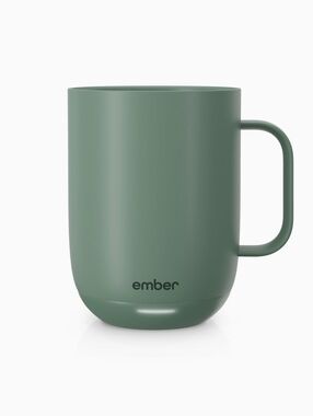 NIB 14 Oz Ember Ceramic Mug 2 in Sage Green